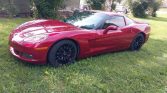6th gen Crystal Red 2009 Chevrolet Corvette automatic For Sale