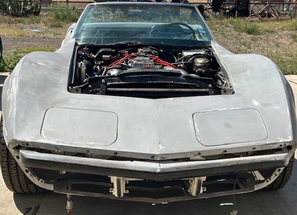 3rd gen white 1974 Chevrolet Corvette convertible For Sale