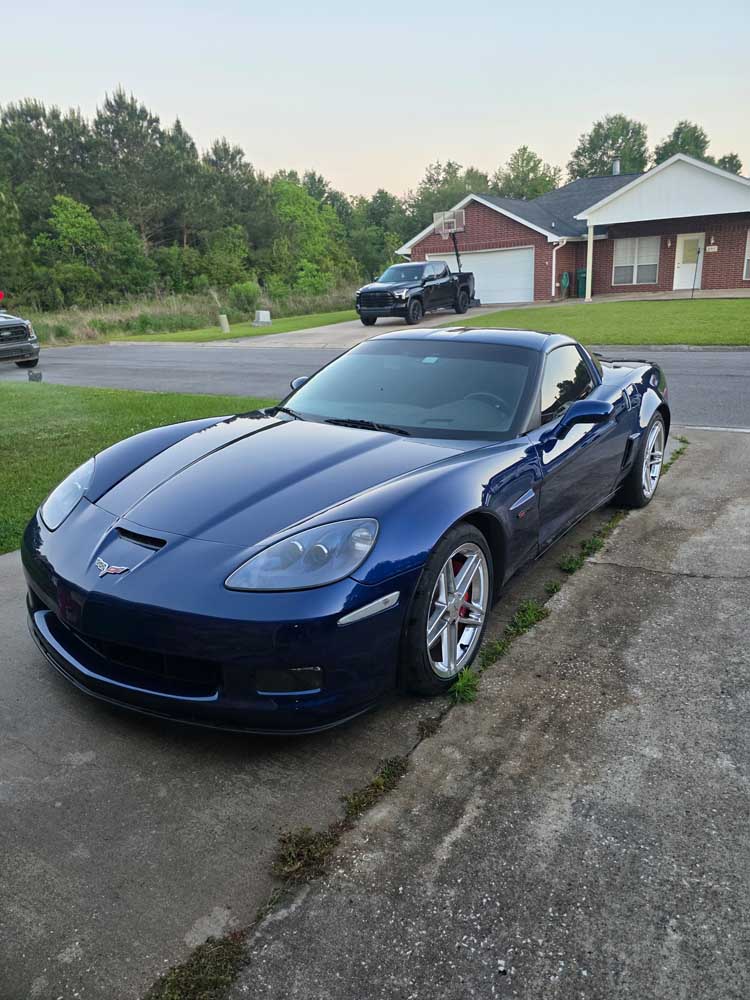 6th gen LeMans Blue 2007 Chevrolet Corvette Z06 manual For Sale