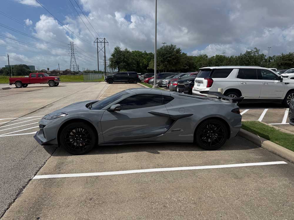 Sea Wolf Gray 2024 Chevrolet Corvette Z06 3LZ coupe For Sale