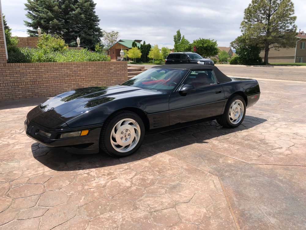 Black 1994 Chevrolet Corvette convertible automatic For Sale