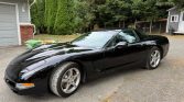 Black 2004 Chevrolet Corvette manual coupe For Sale