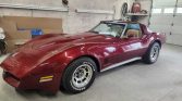 Classic red 1981 Chevrolet Corvette manual coupe For Sale
