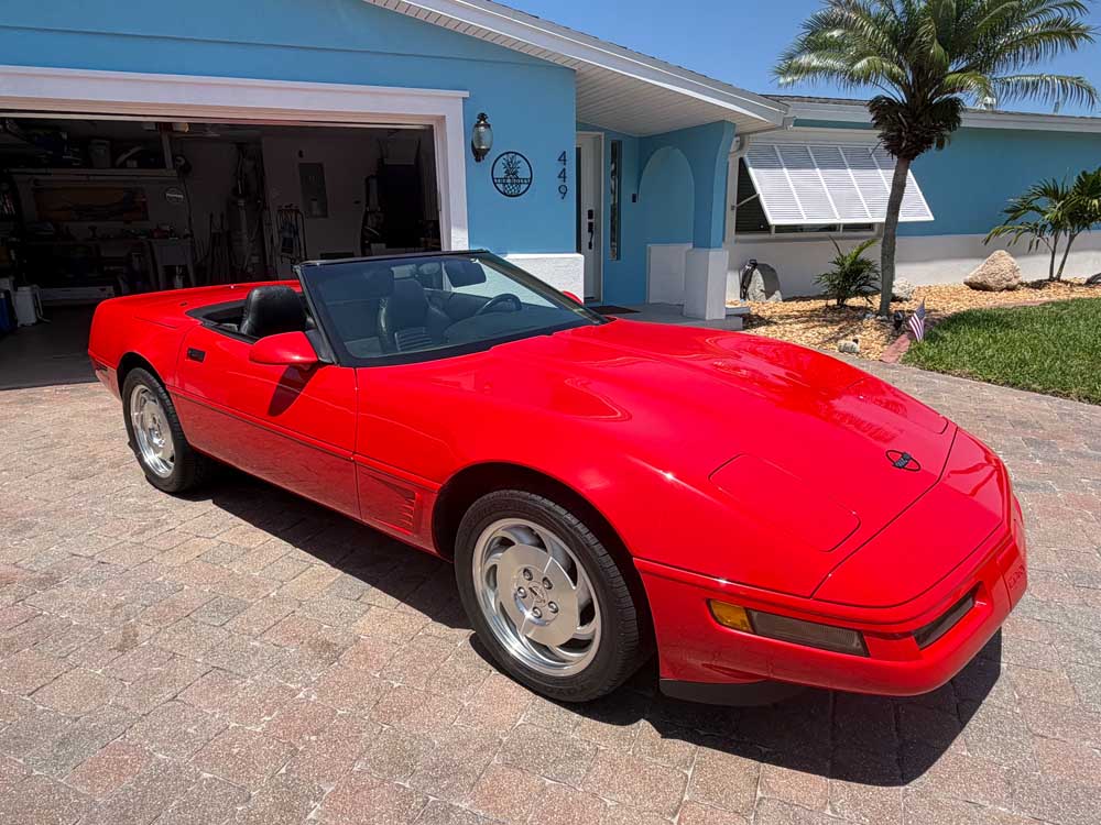 Red 1996 Chevrolet Corvette manual low miles convertible For Sale