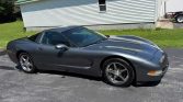 Silver 2003 Chevrolet Corvette automatic coupe For Sale