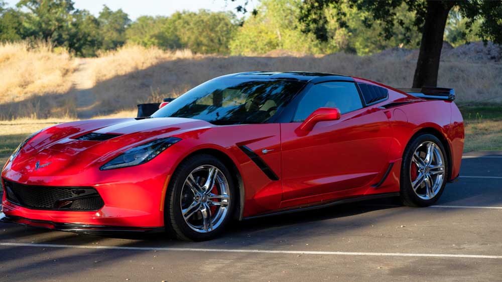 Torch Red 2016 Chevrolet Corvette low miles 2LT coupe For Sale