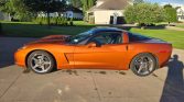 Arctic Orange 2007 Chevrolet Corvette automatic coupe For Sale