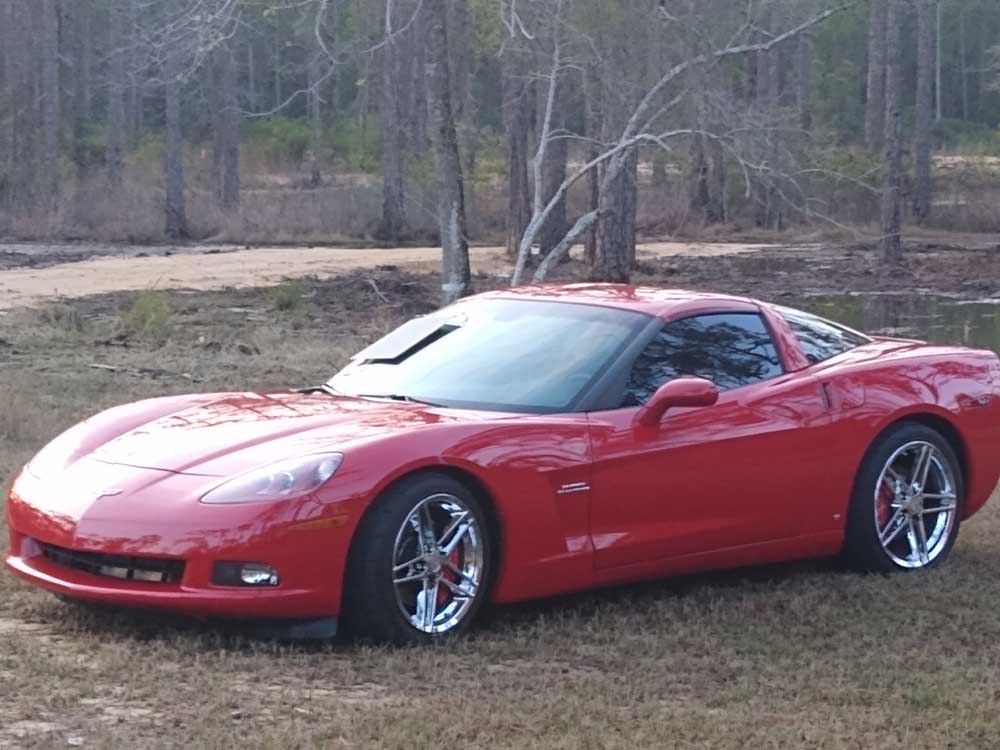 Victory Red 2007 Chevrolet Corvette supercharged 620 HP coupe For Sale