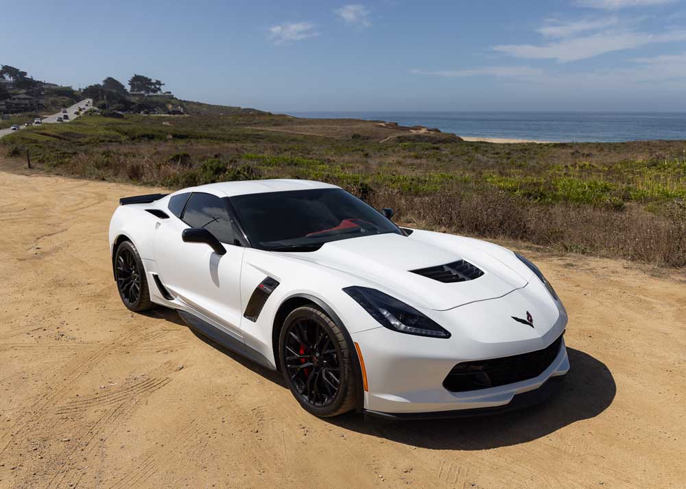 White 2017 Chevrolet Corvette Z06 2LZ manual low miles For Sale
