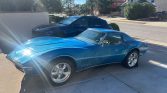 Blue 1968 Chevrolet Corvette manual coupe project car For Sale