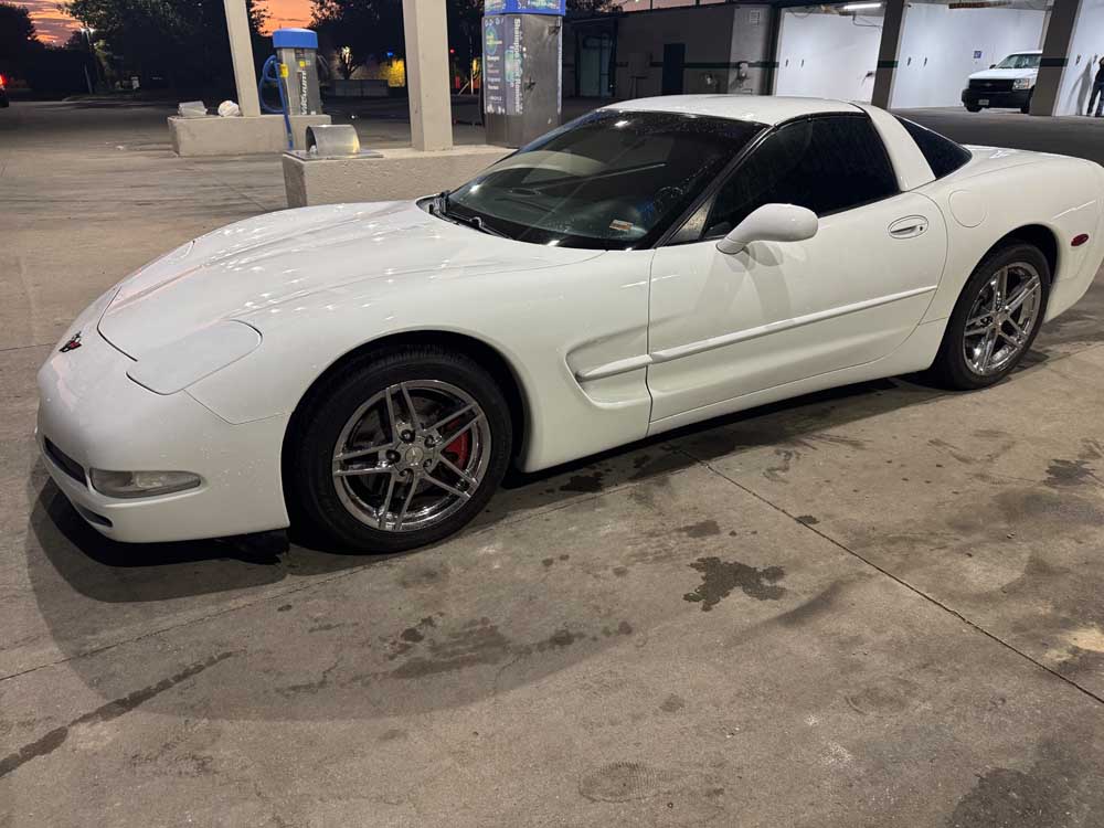 White 1999 Chevrolet Corvette coupe automatic For Sale