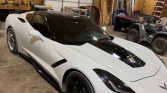 White 2017 Chevrolet Corvette coupe automatic For Sale